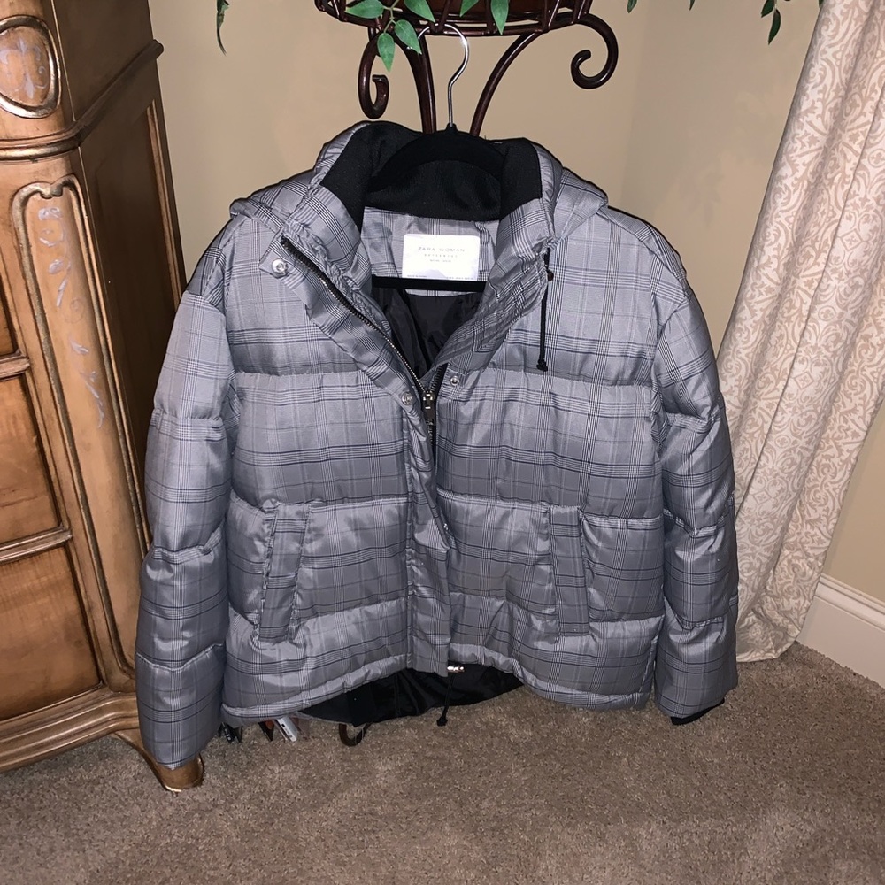Plaid Zara coat